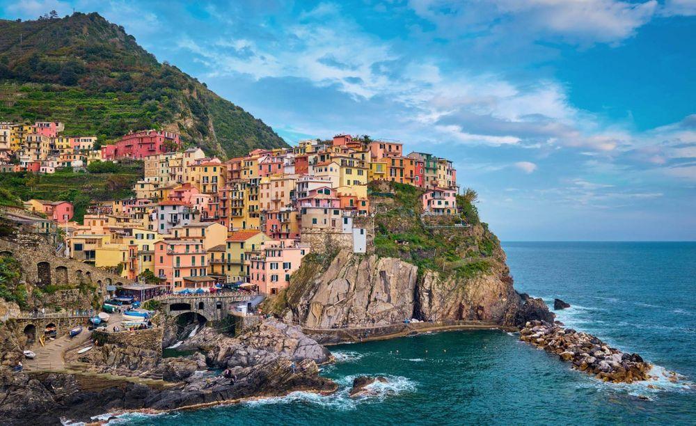 Liguria coast of Italy
